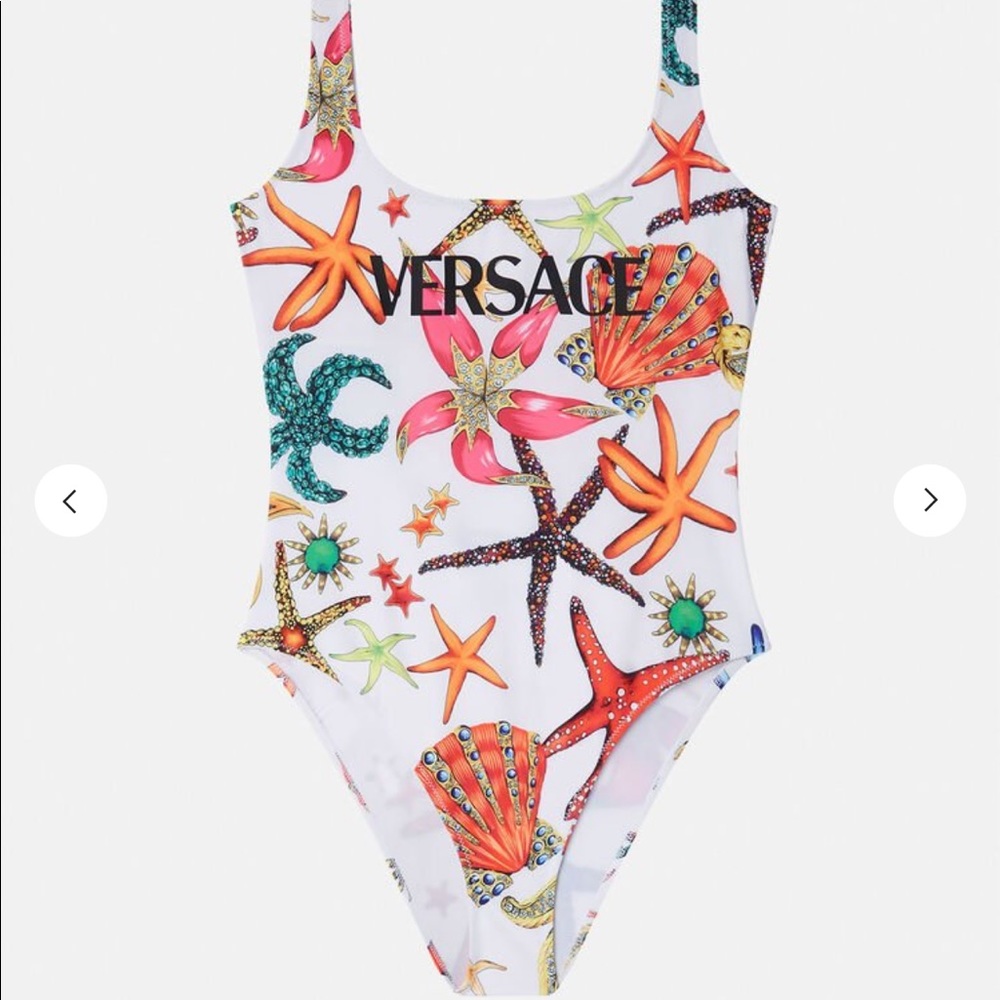 Versace TRÉSOR DE LA MER PRINT SWIMSUIT